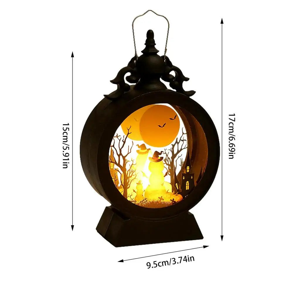 Halloween Lantern Witch Pumpkin