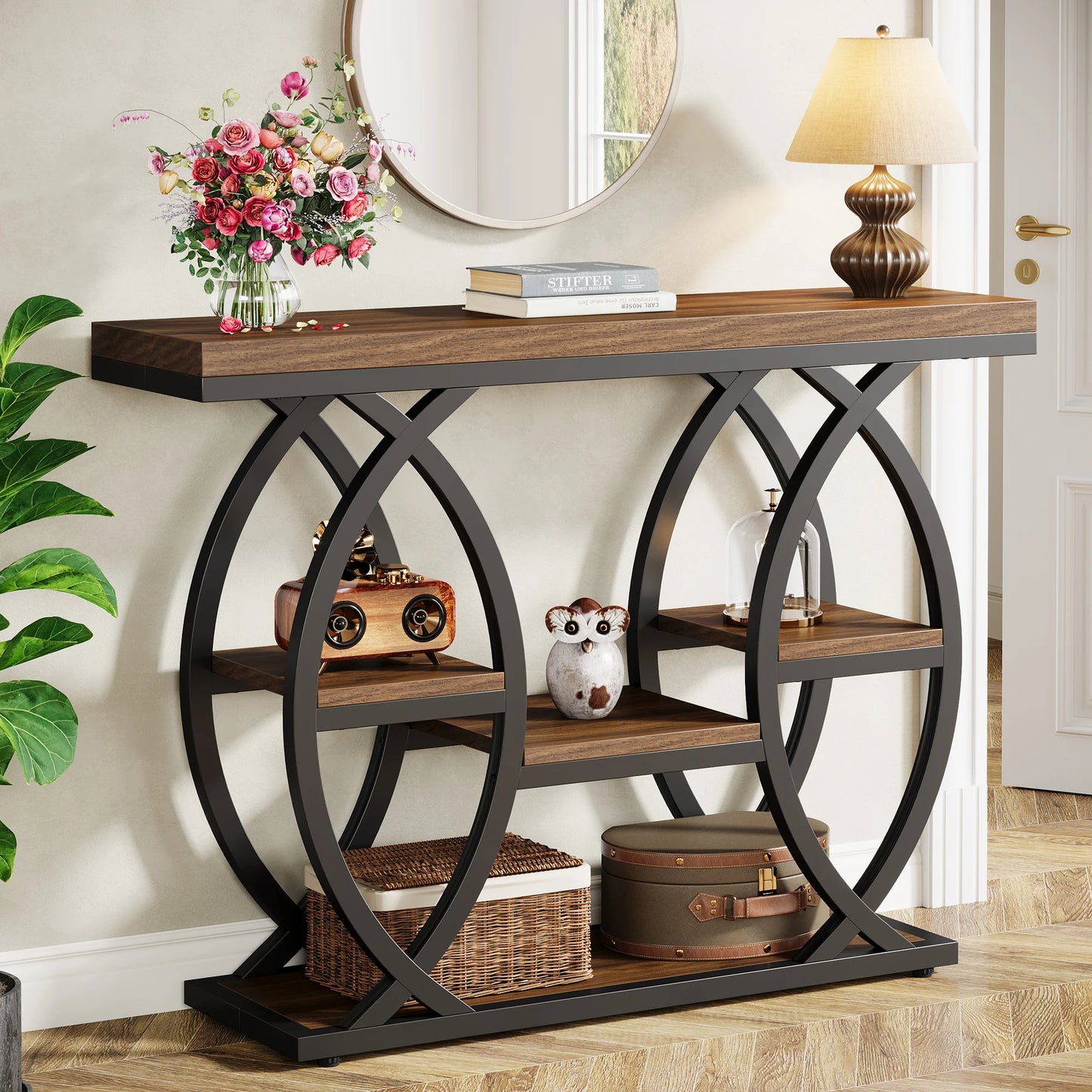 Entryway Table With Thickened Tabletop