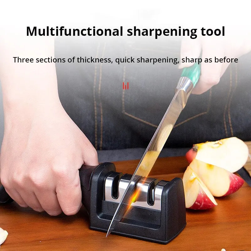 Kitchen Three Segment Knife Sharpener
