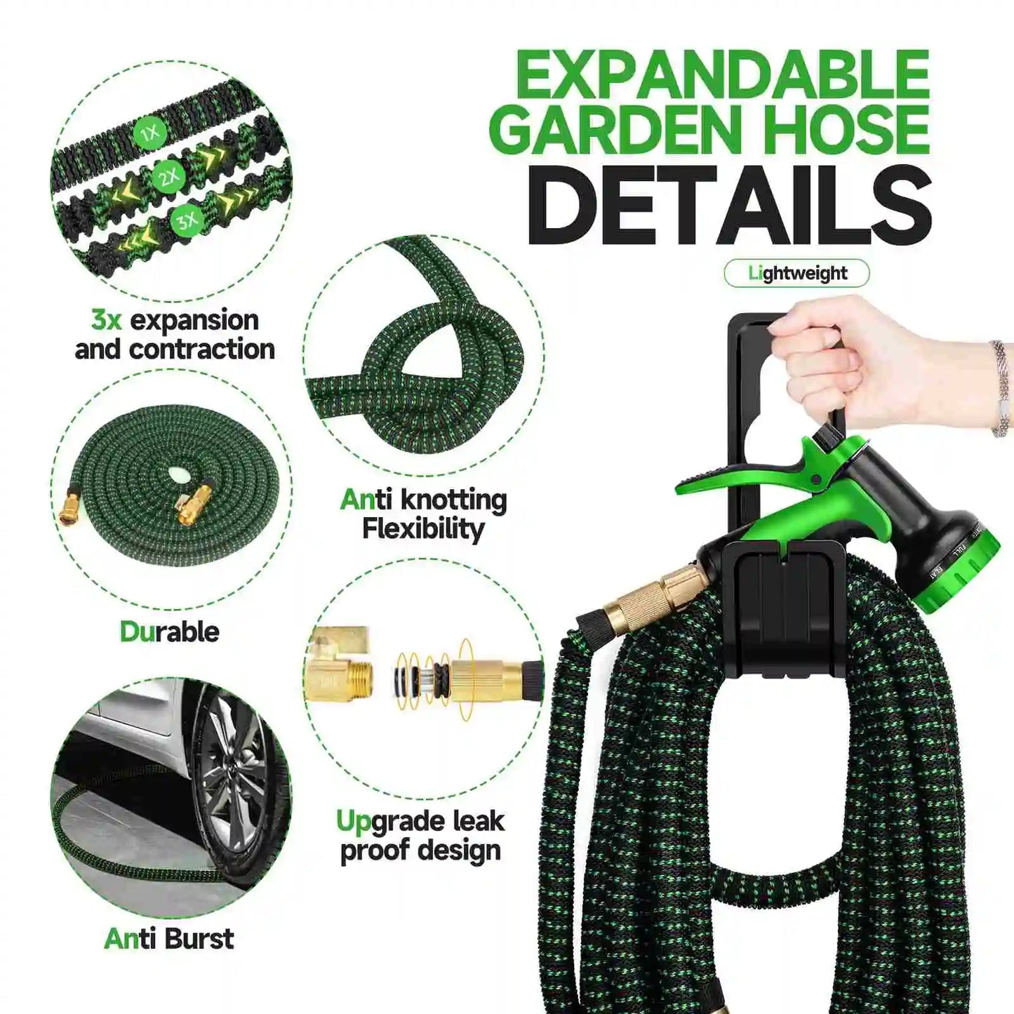 Expandable Water Hose Flexible Magic Garden Hose
