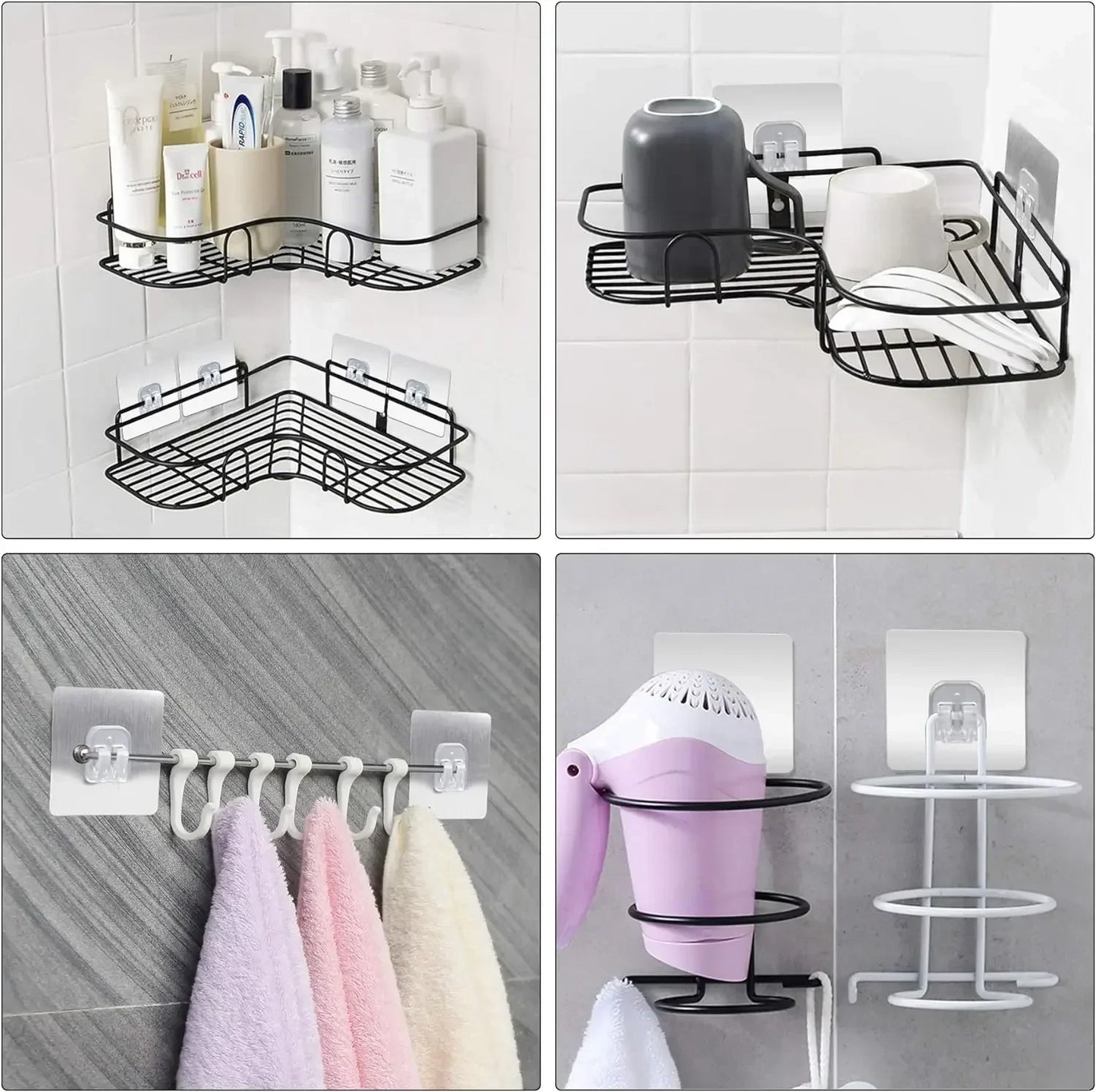 Transparent Home Acrylic Strong  Hooks