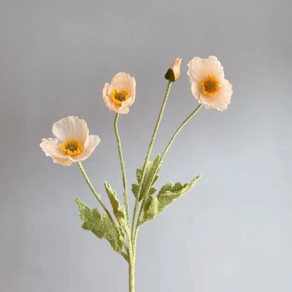 Artificial Flowers Bouquet Poppy Fake Flowers