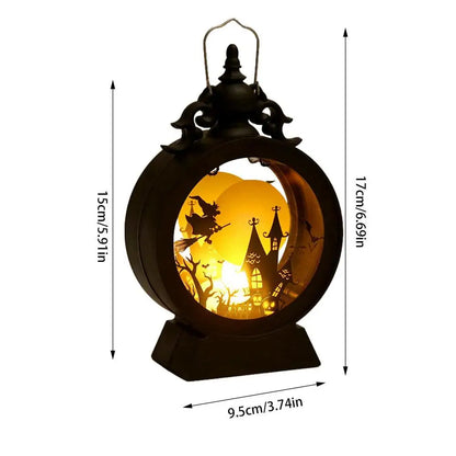 Halloween Lantern Witch Pumpkin