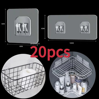 Transparent Home Acrylic Strong  Hooks