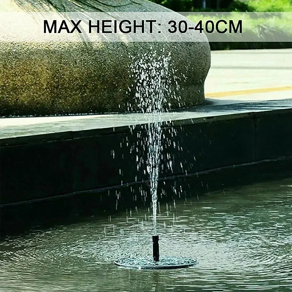 Solar Fountain Pump Pond Decor