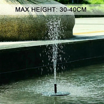 Solar Fountain Pump Pond Decor