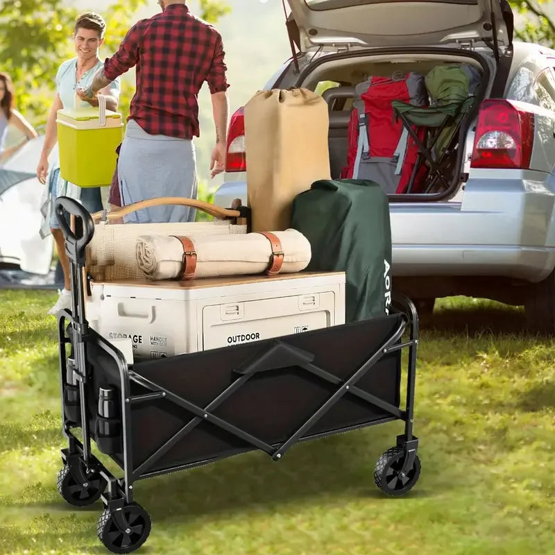 Heavy Duty Foldable Utility Garden Wagon