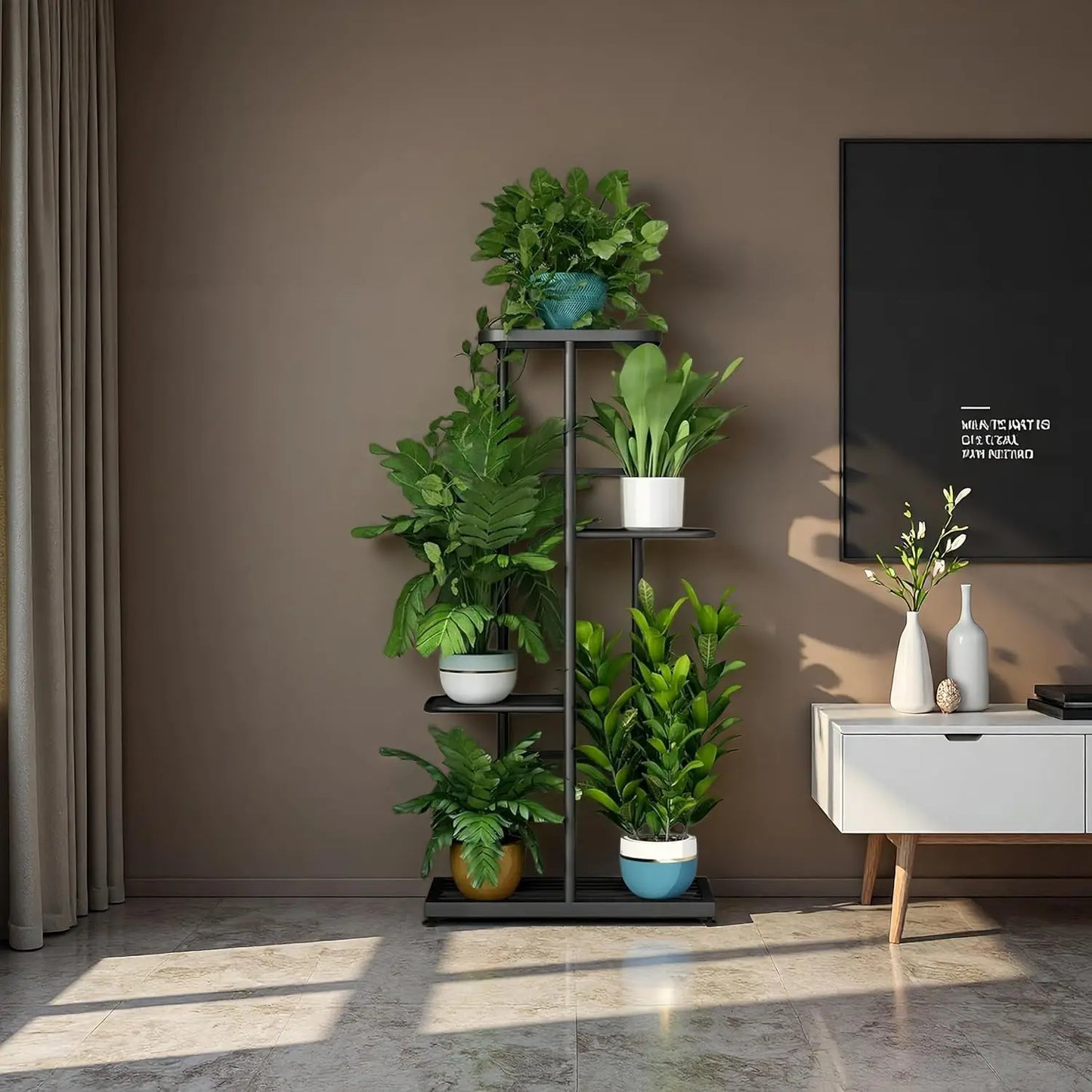4-Tier Metal Plant Stand
