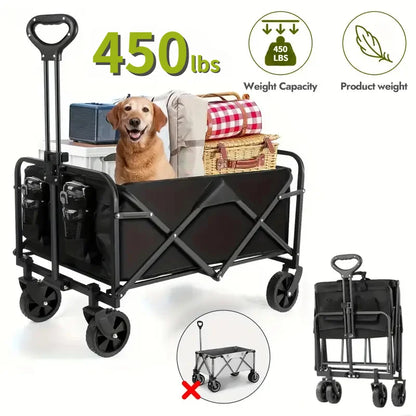 Heavy Duty Foldable Utility Garden Wagon