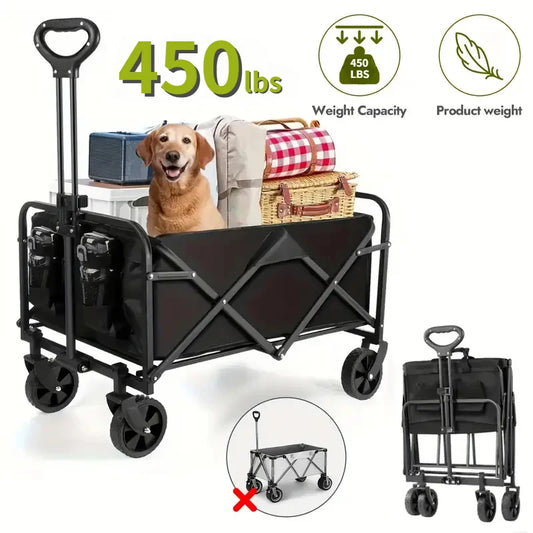 Heavy Duty Foldable Utility Garden Wagon
