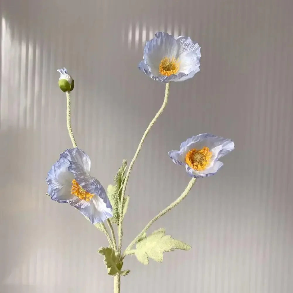 Artificial Flowers Bouquet Poppy Fake Flowers