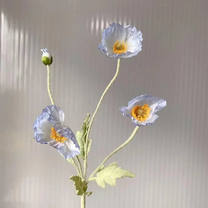 Artificial Flowers Bouquet Poppy Fake Flowers