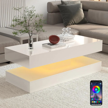 Coffee Table With LED lights
