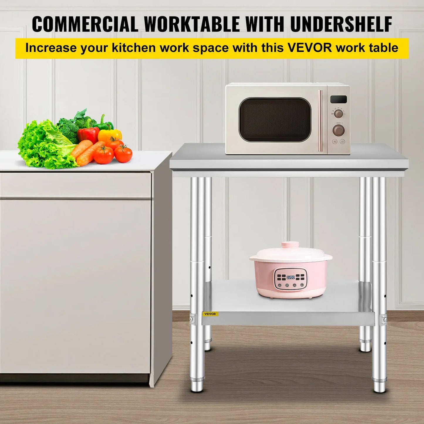 Stainless Steel Kitchen Work Bench
