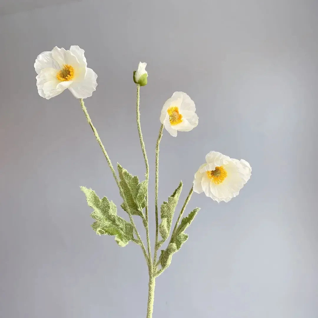 Artificial Flowers Bouquet Poppy Fake Flowers
