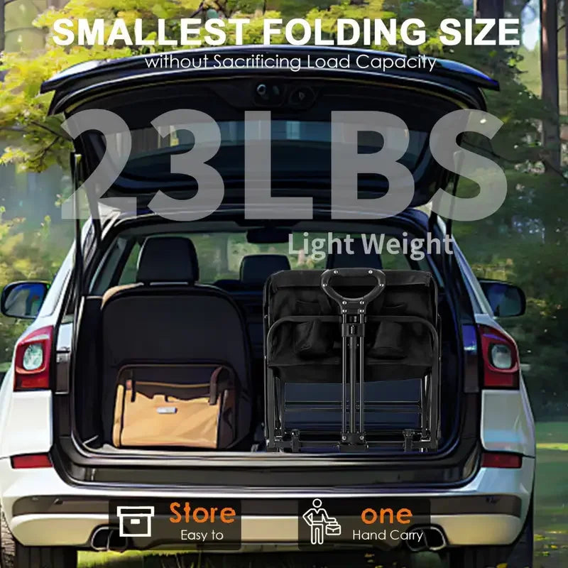 Heavy Duty Foldable Utility Garden Wagon
