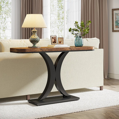 Rustic Hallway Accent Table