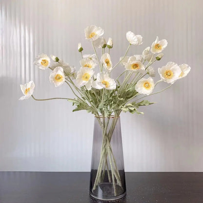 Artificial Flowers Bouquet Poppy Fake Flowers
