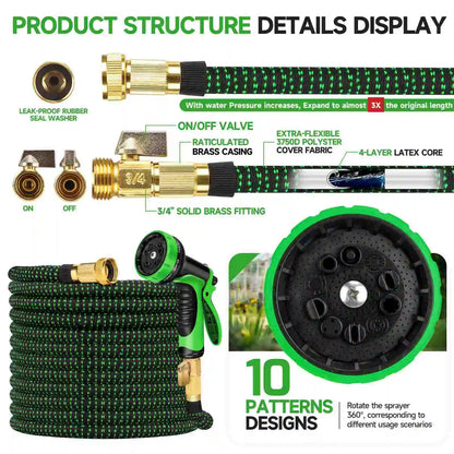 Expandable Water Hose Flexible Magic Garden Hose
