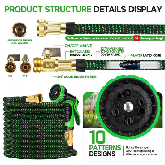 Expandable Water Hose Flexible Magic Garden Hose