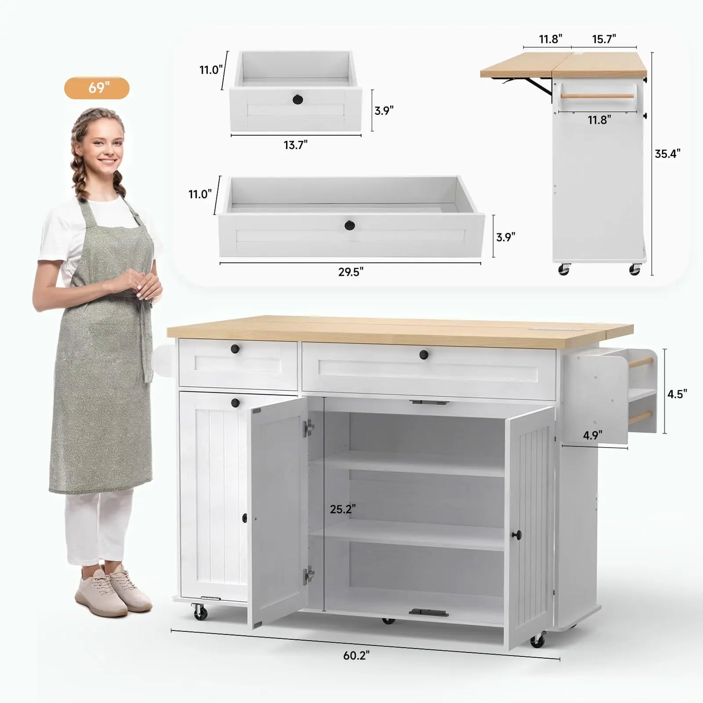 Mobile Kitchen Islands