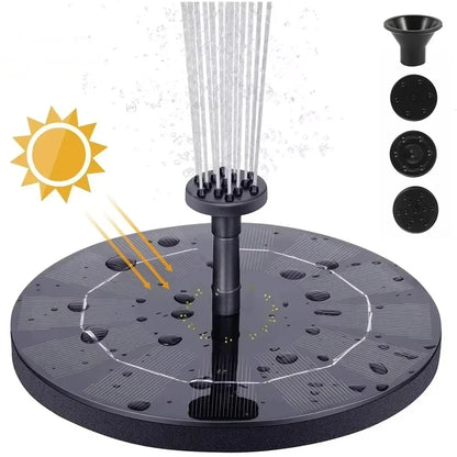 Solar Fountain Pump Pond Decor