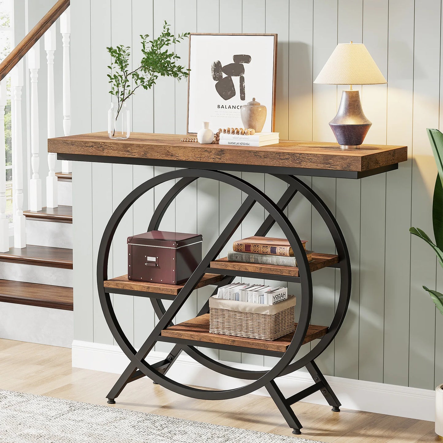 Entryway Table With Thickened Tabletop