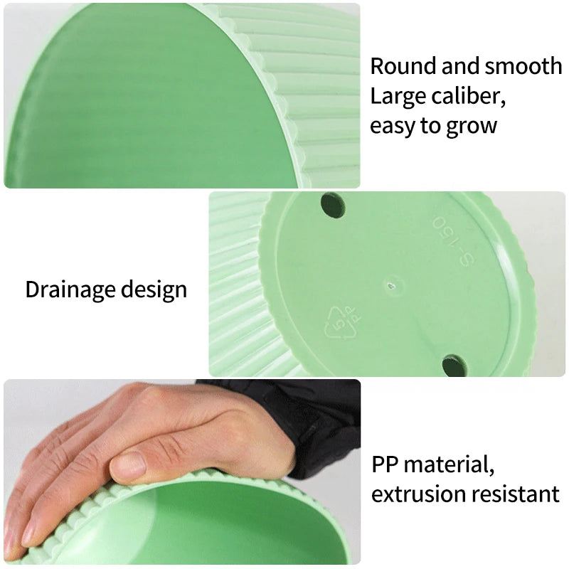 Plastic Planters Round Plant Pots