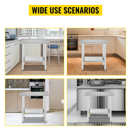 Stainless Steel Kitchen Work Bench