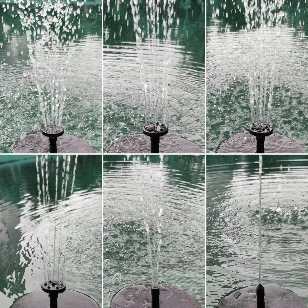 Solar Fountain Pump Pond Decor