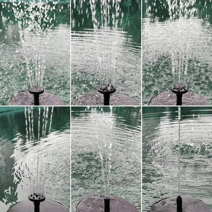 Solar Fountain Pump Pond Decor