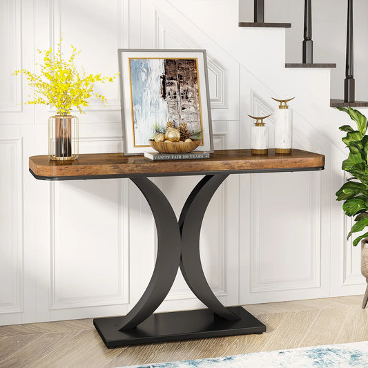 Rustic Hallway Accent Table