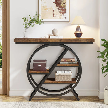 Entryway Table With Thickened Tabletop