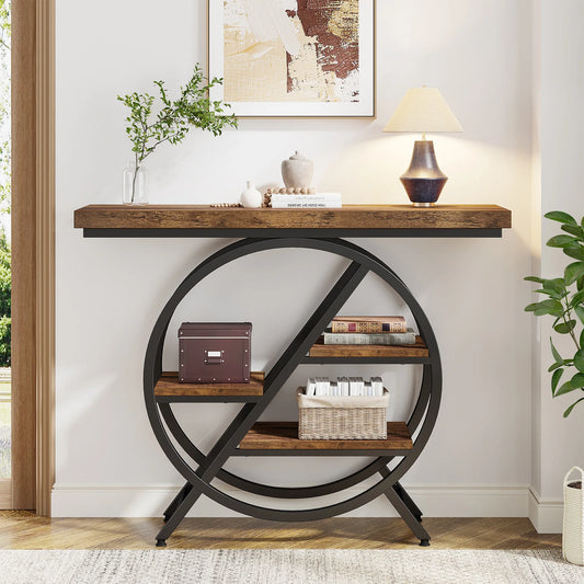 Entryway Table With Thickened Tabletop