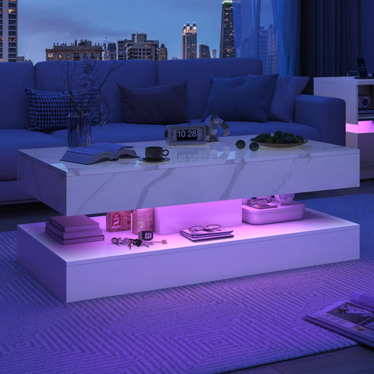 Coffee Table With LED lights