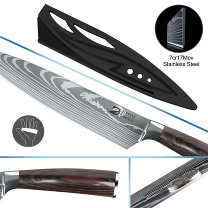 Knife Damascus Stainless Steel