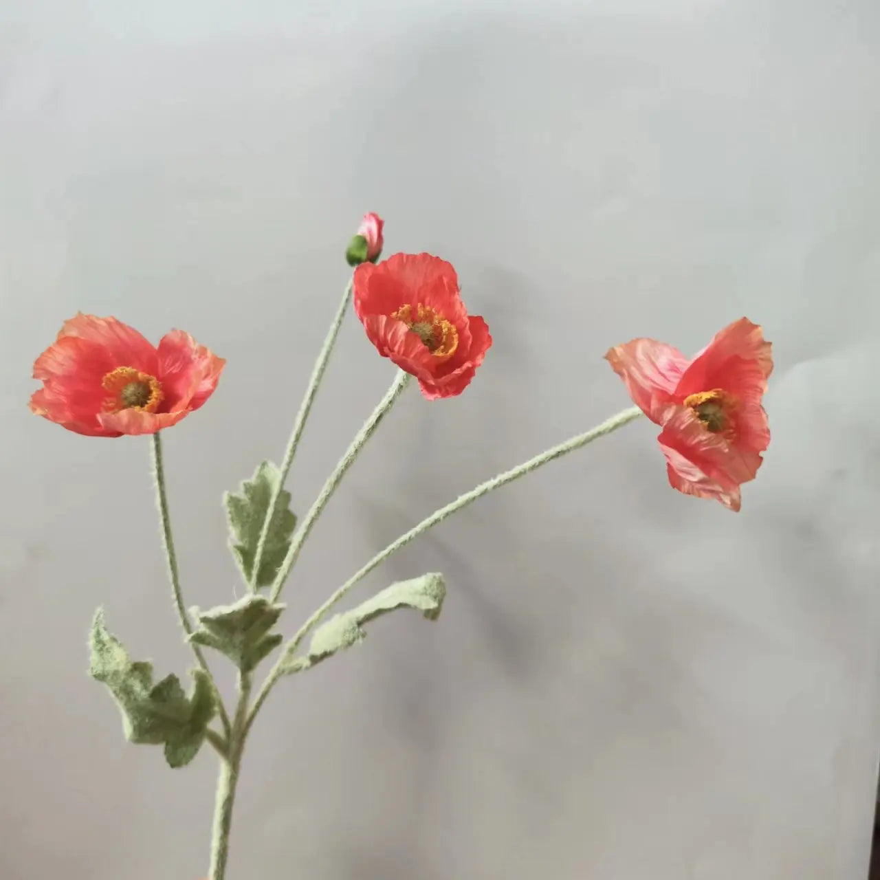 Artificial Flowers Bouquet Poppy Fake Flowers