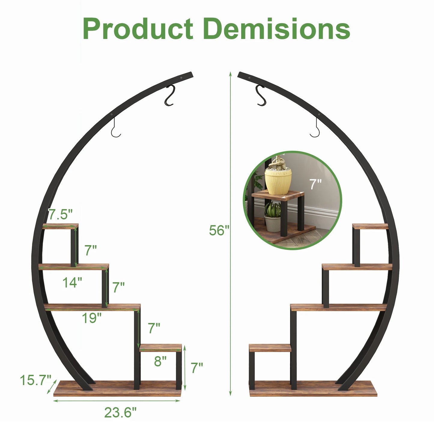 5 Tier Flower Plant Stand Indoor