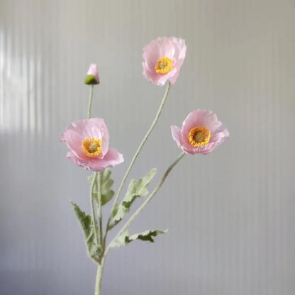 Artificial Flowers Bouquet Poppy Fake Flowers