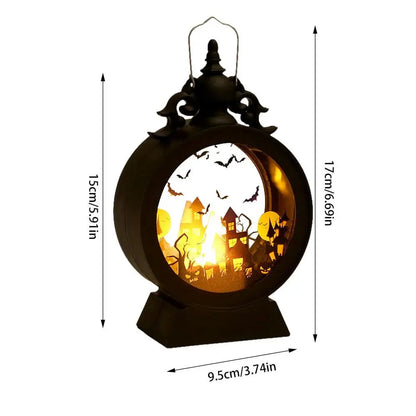 Halloween Lantern Witch Pumpkin